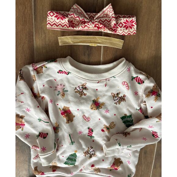 Squiggles by Charlie Christmas Girl's Outfit 18 Months - Picture 3 of 8